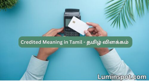 Credited Meaning in Tamil