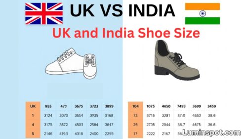 UK and India Shoe Size